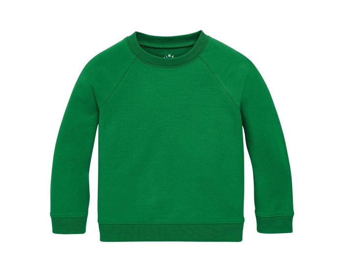 Primary - French Terry Sweatshirt - Grass - Available at www.tenlittle.com