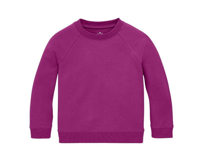 Primary - French Terry Sweatshirt - Boysenberry - Available at www.tenlittle.com
