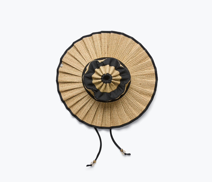 Fredan Salvador FS X Lorna Murray Capri Sun hat, stylish accessories with wide brim and vibrant pattern for sun protection.