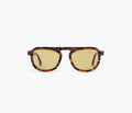 Sardine FS X Stevie sunglasses with tortoise shell frames and dark lenses, shown from the front view.
