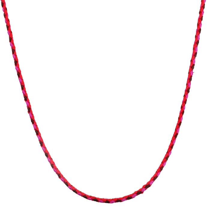 Fuchsia Paracord Necklace