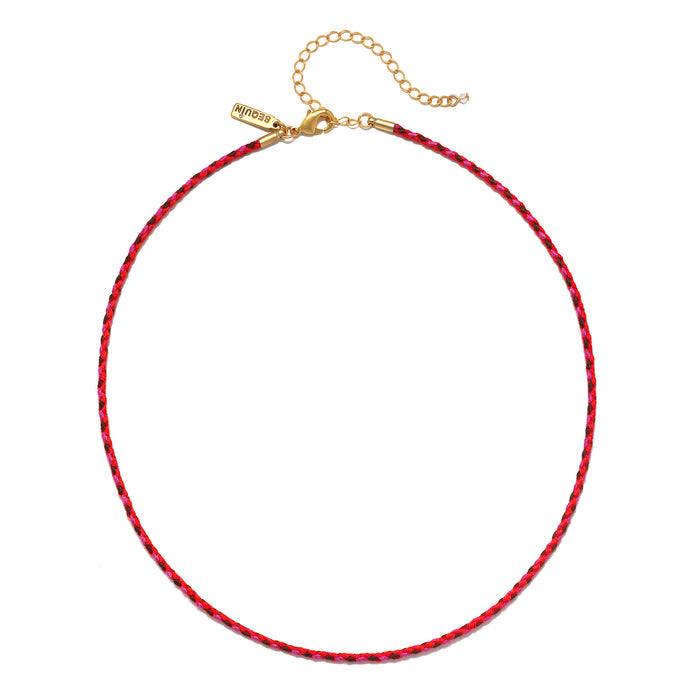 Fuchsia Paracord Necklace