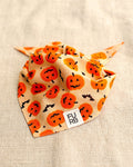 Fur-ight Night Pumpkin Bandana dog bandana with pumpkin