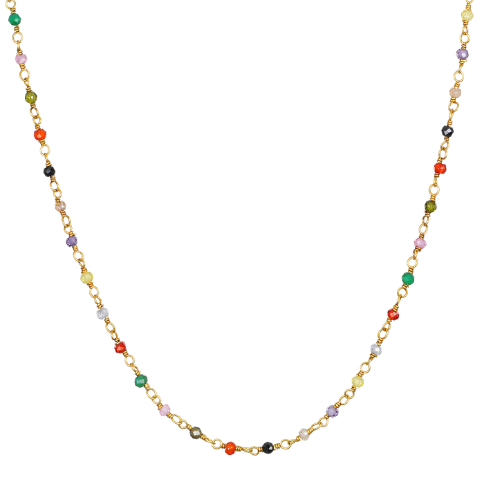 Gemstone Confetti Necklace