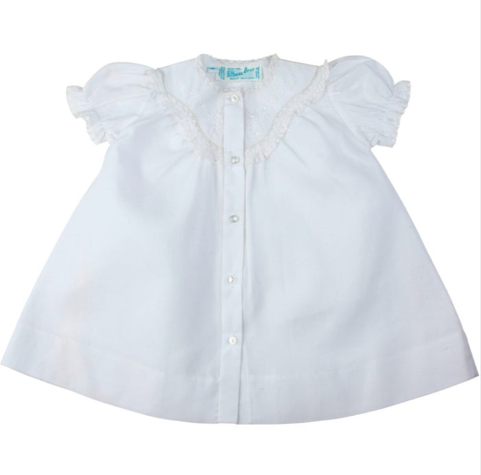 Girls Embroidered Lacy Yoke Daygown