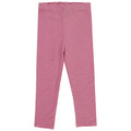 Girls Leggings - Fushia Stripe Knit