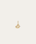 Groovy Diamond Heart Mini Charm