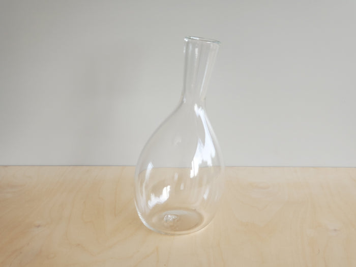 Handblown tllted Wine Decanter.