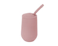 Ezpz Happy Cup & Straw in Blush - Available at www.tenlittle.com