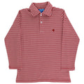 Harry Long Sleeve Polo - Red/White Stripe