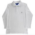 Harry Long Sleeve Polo - White