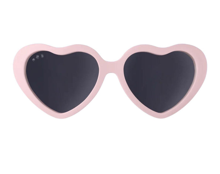 Ten Little Roshambo Heart Sunglasses - Pink. Available at www.tenlittle.com
