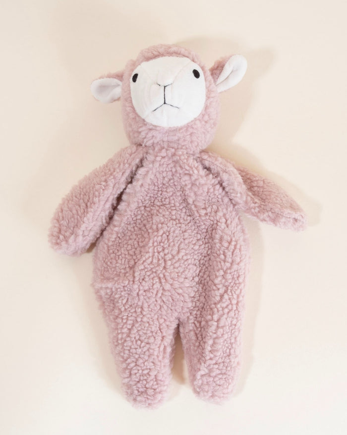 plush lamb dog toy with squeaker and crinkle soft dog toy for gentle chewers