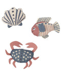 Beach themed mini dog toy set with playful ocean inspired designs . Updated May 2026.