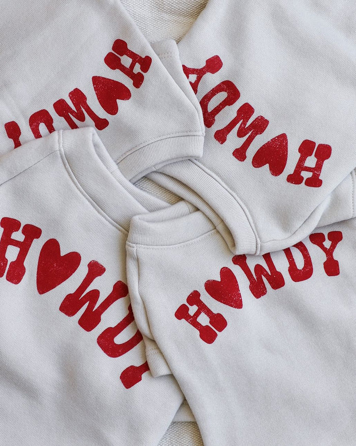 Howdy Pawtner Dog Sweatshirt beagle sweatshirt
