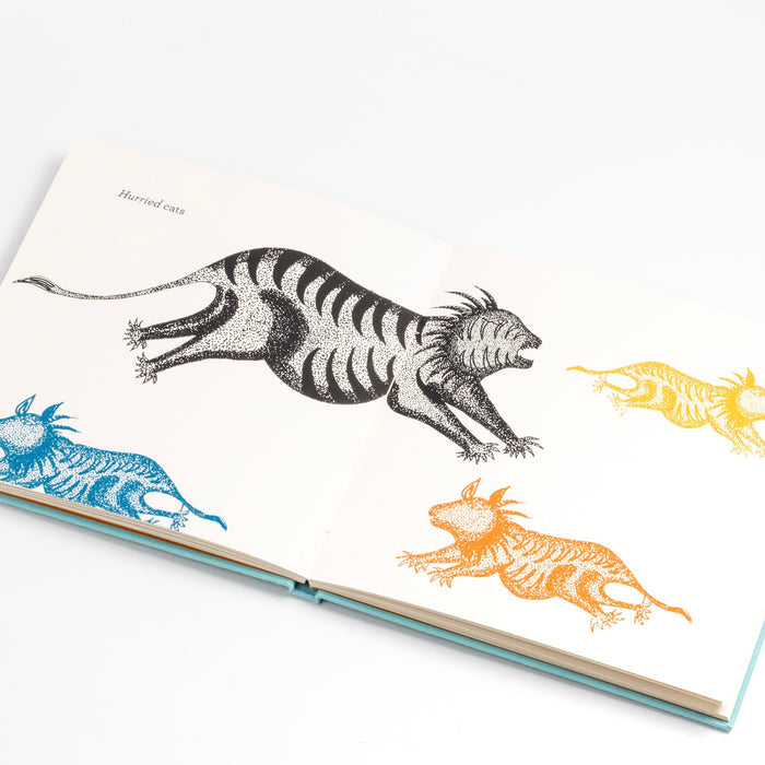 Hurried cats from I Like Cats written by  Written by Anushka Ravishankar & various artists.