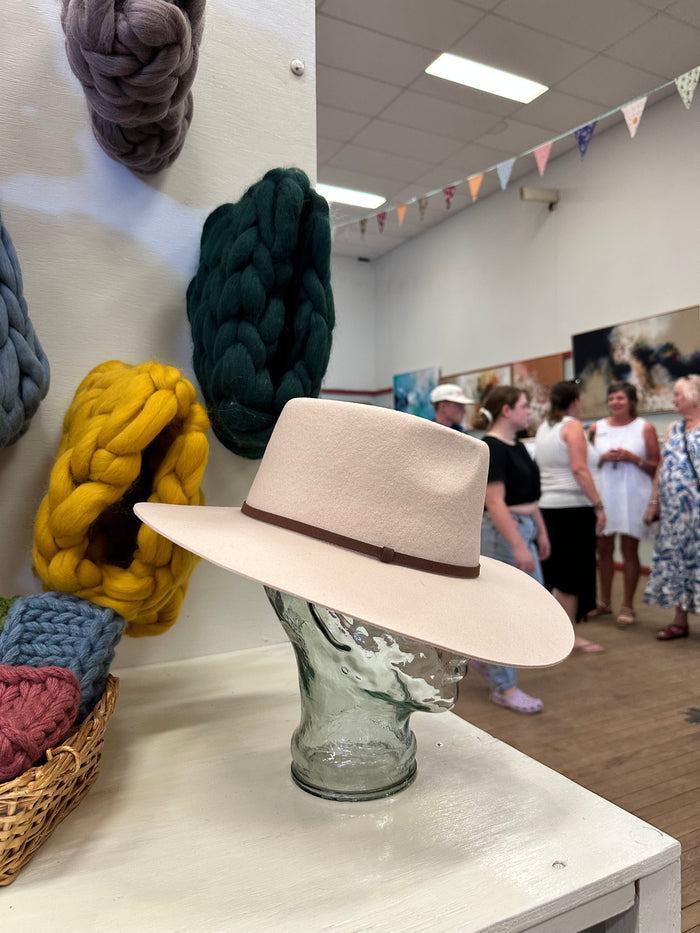 ‘The Sofie’ Australian merino wool felt hat