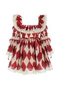 In A Past Life Dress in Red Harlequin
