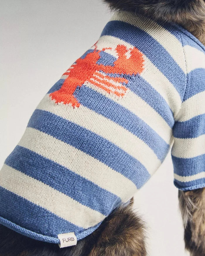 In A Pinch Blue + White Striped Sweater