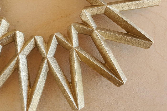 Japanese Brass "Galaxy" Trivet made in Toyama.