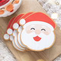 Jolly Santa Christmas Coaster Set