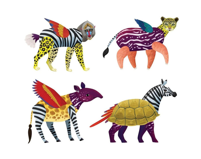 Animals in Mudpuppy Jungle Magnetic Build-It - Available at www.tenlittle.com