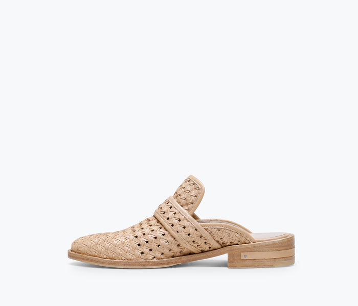 FRĒDA SALVADOR KEEN MULE shoe showing a stylish slip-on mule with a textured upper and comfortable sole.