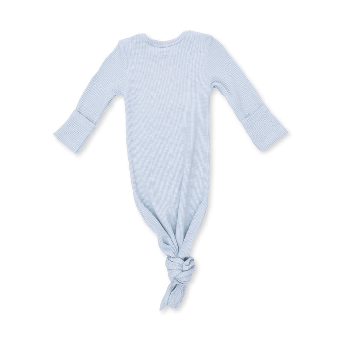 Knotted Gown and Knotted Hat- Solid Baby Blue