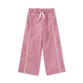 Lace Trim Track Pants- Hydrangea