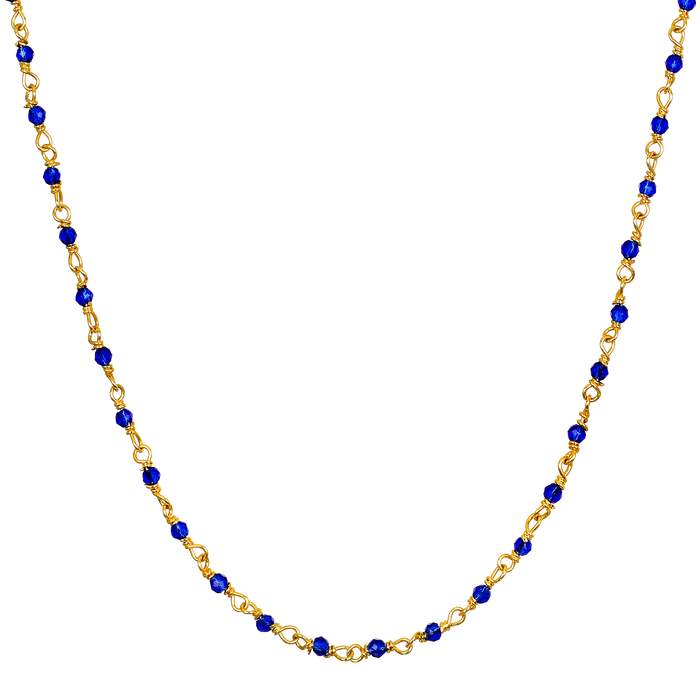 Lapis Confetti Necklace