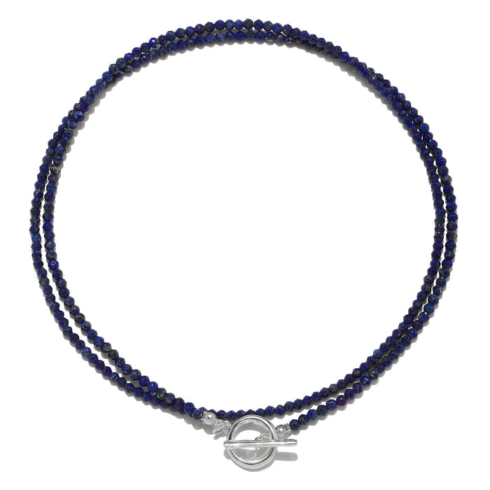 Lapis Convertible Beaded Necklace