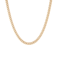 Large Cuban Chain Necklace Vermeil Yellow Gold 16in 18in 20in 22in First
