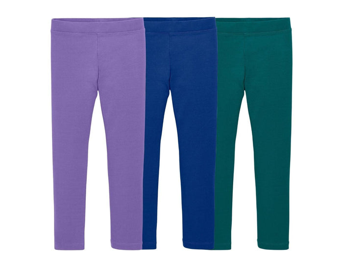 Primary - Leggings 3 Pack - Violet Mix - Available at www.tenlittle.com