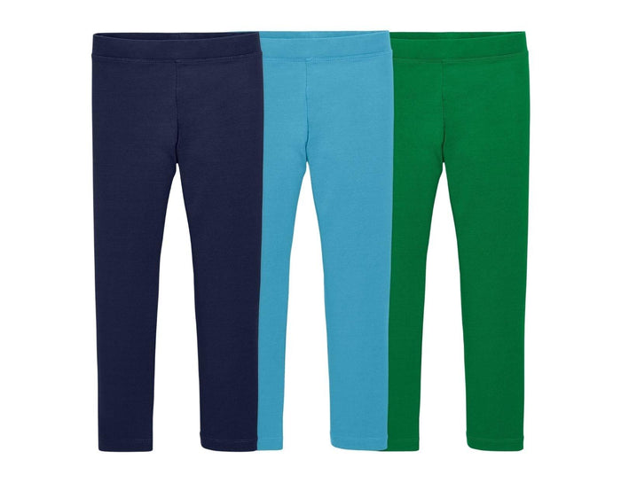 Primary - Leggings 3 Pack - Grass Mix - Available at www.tenlittle.com