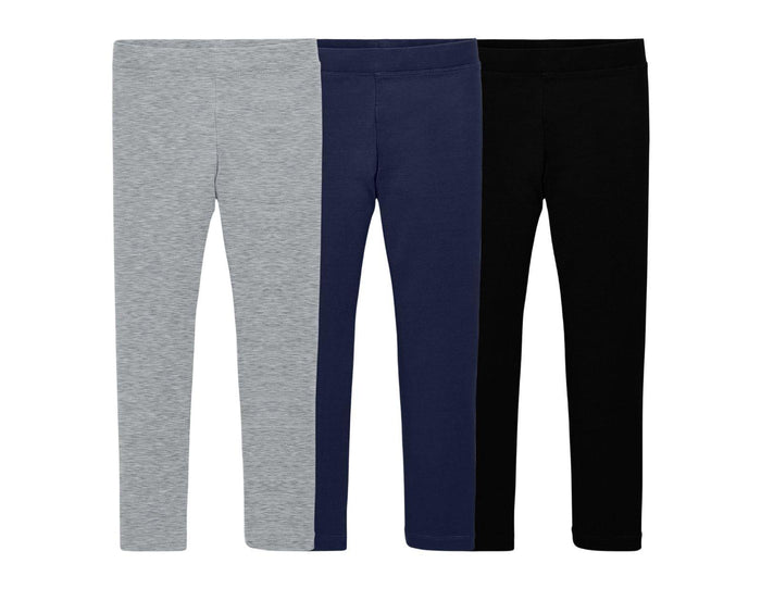 Primary - Leggings 3 Pack - Navy Mix - Available at www.tenlittle.com