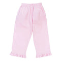 Light Pink Corduroy - Girls Ruffled Pant