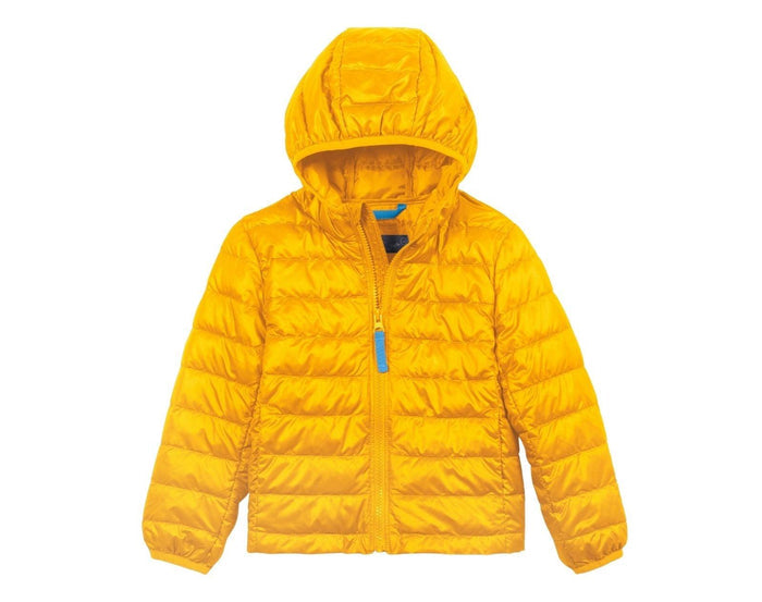 Primary - Lightweight Puffer Jacket - Mustard - Available at www.tenlittle.com