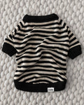 Like A Bandit Black Striped Sweater Product Image. corgis in sweaters