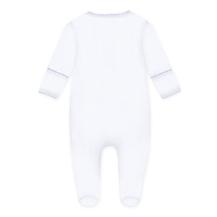 Lil' Sluggers Embroidered Footie - Light Blue