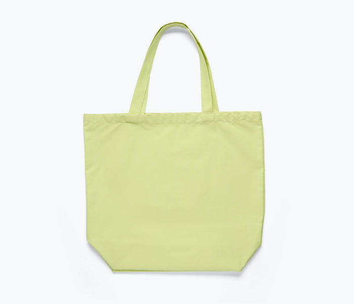 Mint canvas illustrated tote bag by Freda Salvador, featuring unique limited edition accessory design and detailed artwork.