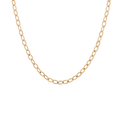 Link Chain Necklace Stainless Steel Yellow Gold 16in First