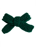 Little Darling Hair Bow in Green dog accessory with green