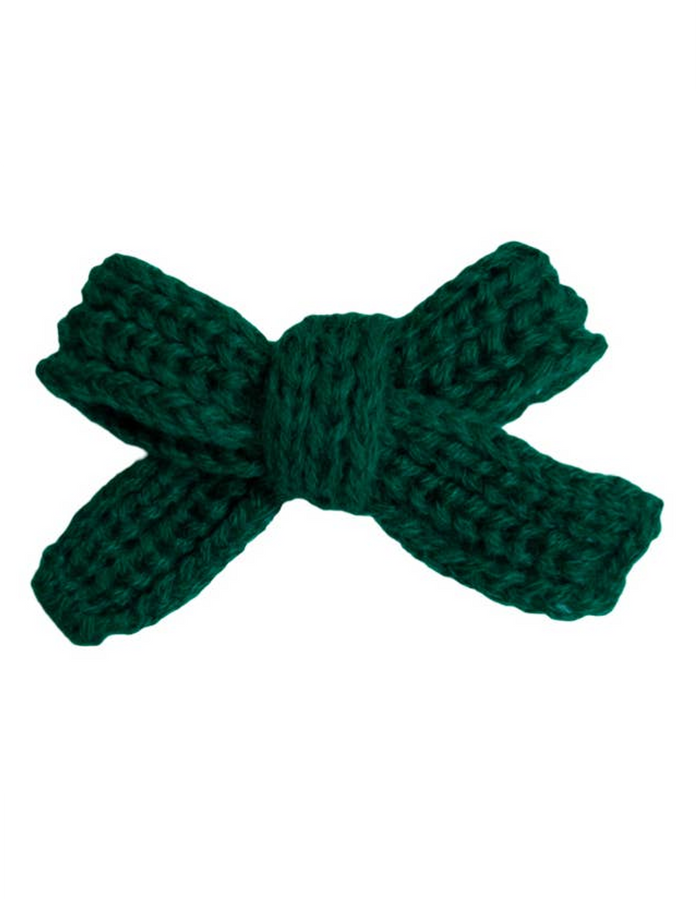 Little Darling Hair Bow in Green dog accessory with green