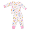 Long Sleeve Loungewear Set-Breakfast Club Pink