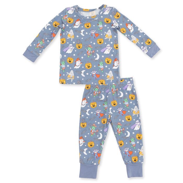Long Sleeve Loungewear Set-Halloween Monster Dress Up