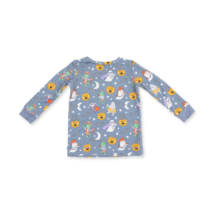 Long Sleeve Loungewear Set-Halloween Monster Dress Up