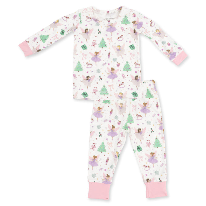 Long Sleeve Loungewear Set-Sugar Plum Fairies