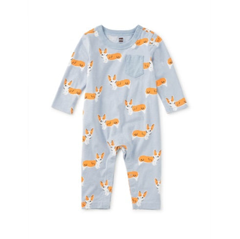 Long Sleeve Pocket Baby Romper