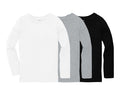 Primary - Long Sleeve Slim Tee 3 Pack - Neutral Mix - Available at www.tenlittle.com
