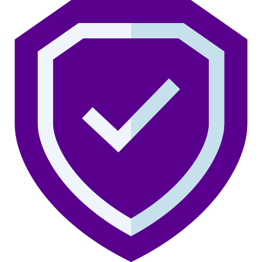The LucydShield Ultra by LensAdvizor features a purple shield icon with a white checkmark, representing security and verification, while also highlighting its advanced UV protection capabilities.